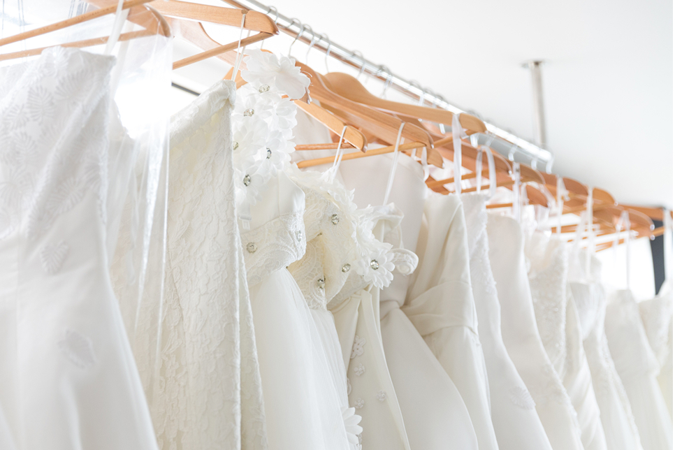 たくさんのドレス